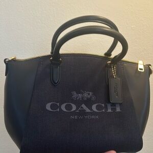 Coach denim handbag